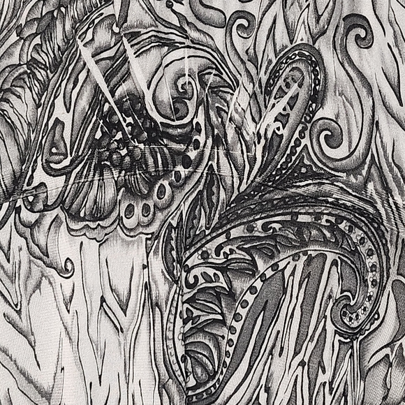 ALBERTO MAKALI Open Front Knit Cardigan Size XL ART TO WEAR Flowy Abstract Artsy - Picture 6 of 12